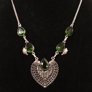 Green Glass Necklace